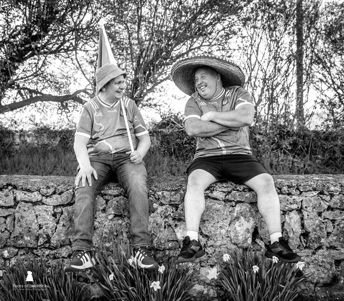 
Two of Limerick's most passionate GAA supporters, Bog and Hammy have followed their county through every high and low. Known for their energy, loyalty, and unmistakable presence on match days, they embody the pride and heart that define Limerick hurling. Whether in the stands or on the streets, their enthusiasm reminds everyone that Limerick truly is "the best county in the country".


